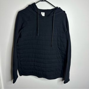 Women’s Zyia Active Size XL Black‎ Quilted Hoodie Sweatshirt